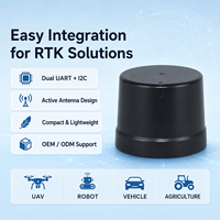 Módulo GNSS RTK Industrial Multi Constelación, Receptor de Posicionamiento de Alta Precisión con Interfaz UART I2C
