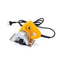 Scie circulaire électrique portable avec garde de protection, base métallique et guide réglable pour la découpe manuelle en construction (OEM)