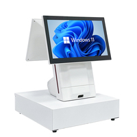 Caisse enregistreuse tactile JESEN POS Hot 15,6'' Windows Android avec imprimante 80 mm et Wifi, système de caisse enregistreuse POS pour supermarché