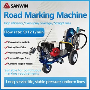 Máquina Automática de Señalización Vial por Pulverización en Frío con Salto de Línea, <span class=keywords><strong>Equipo</strong></span> de Demarcación de Carreteras - Product Image 6