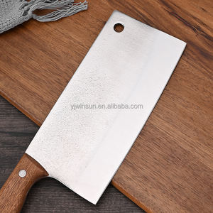 Couteau couperet en acier inoxydable de haute qualité manche en bois d'origine lame épaisse lourde cuisine <span class=keywords><strong>hachoir</strong></span> chinois de boucher - Product Image 5