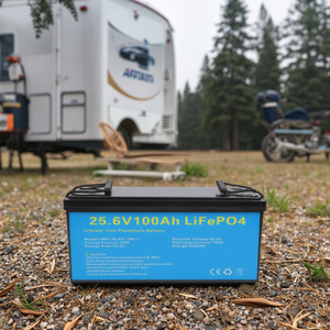 แบตเตอรี่ LiFePO4 25.6V 100Ah คุณภาพสูงจาก EU สำหรับระบบสำรองไฟฟ้าแบบออฟกริด  วงจรการใช้งานแบบ Deep Cycle เหมาะสำหรับการใช้งานกลางแจ้งและไฟฉุกเฉิน - Product Image 1