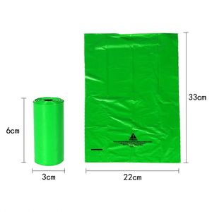 Sacs à déjections canines biodégradables EPI imprimés sur mesure, sacs en plastique écologiques avec distributeur - Product Image 4