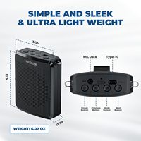 Amplificateur vocal filaire compact Winbridge WB008 avec son clair