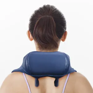압박 요법 지압 반죽 목 뒤 열 기능이있는 전기 마사지 어깨 머리 응용 문제 해결 제품