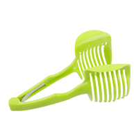 Multifunctionele Keukengerei Tool Groothandel Handheld Creatieve Fruit En Groente Snijmachine Tomaat Sinaasappel Citroen Snijder Cake Clip