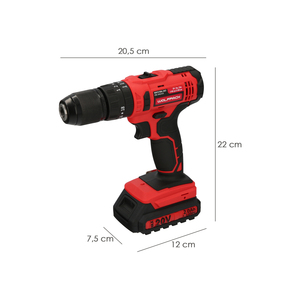 Trapano Avvitatore a Batteria 20V con 2 Velocità e Funzione Martello Batteria da 2Ah. 35 Nm di coppia. - Product Image 2