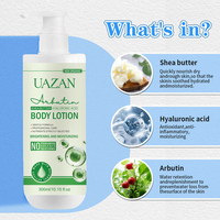 Crème Hydratante et Éclaircissante en Gros à l'Arbutine, au Beurre de Karité et à l'Acide Hyaluronique – Lotion Stabilisatrice pour le Corps