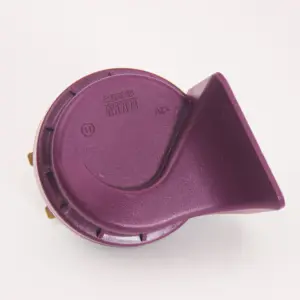 CHSKY Auto Disc Horn 12V Loudness 110-129db ABS Purple Multi-Tone & Claxon Speaker Horn para sistema de audio de coche
