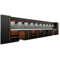 Nouvelle Armoire de Rangement Modulaire Robuste pour Garage et Atelier 2026, Verrouillage à 3 Points, Acier Laminé à Froid Écologique, Charge Utile 500 kg