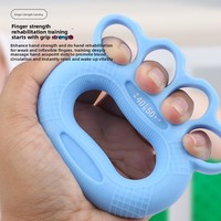 Renforceur de préhension en silicone AOLEI avec éléments métalliques, exerciceur portable pour avant-bras et doigts, pour l'entraînement musculaire et le soulagement du stress