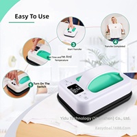 Presse à Chaud Portable Mini 5x7 Pouces pour Sublimation, Transfert Thermique Manuel pour T-shirts, Chaussures, Sacs Fourre-tout, Chapeaux, Artisanat DIY, Impression de Logos
