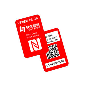 Cartes de visite personnalisables NFC QR Code WhatsApp <span class=keywords><strong>Facebook</strong></span> Google Avis ABS PVC RFID 13.56MHz pour l'intégration des médias sociaux - Product Image 6