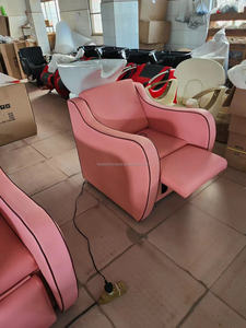 Sillón de Lavado de Cabello para Peluquería, Silla de Masaje para Spa Capilar con Lavabo y Sillas de Lavado para Salón - Product Image 5