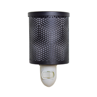 Lampe diffuseur d'aromathérapie en métal en gros 2-en-1 : chauffe-cire électrique et brûleur d'huiles essentielles, veilleuse silencieuse écologique pour la maison