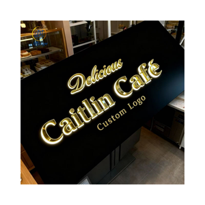 Tùy chỉnh công ty thương hiệu Logo Led bảng hiệu ngoài trời cửa hàng cửa hàng dấu hiệu cửa hàng xây dựng biển báo 3D LED thư ký cho doanh nghiệp - Product Image 1