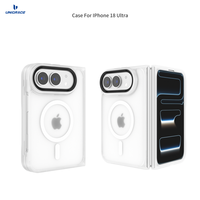Pour iPhone Ultra Max pour iPhone 18 Fold Étui magnétique antichoc transparent minimaliste multicolore Emayce pour iPhone Ultra