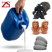 Résine d'impression 3D ZS China White Jewelers Dental en ABS véritable pour imprimantes 3D SLA DLP LCD 355 nm 455 nm