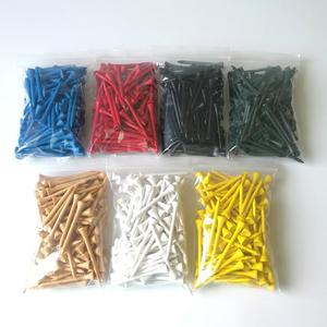 Tees de golf en bois de bouleau et bambou incassables, fabrication OEM, avec logo personnalisé - durables pour l'entraînement sur le terrain de golf et la promotion - Product Image 5