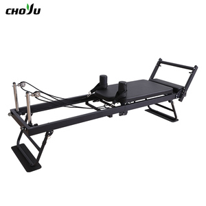 Máquina de Pilates Reformer Profesional Plegable de Hierro, con Resistencia Ajustable, Diseño Portátil y Plataforma Silenciosa para el Cuidado de la Salud en el Hogar - Product Image 6