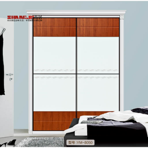 Vêtements de Bébé personnalisés Armoire Blanc Mat Vente Chaude Népal Dos Peint <span class=keywords><strong>Porte</strong></span> Coulissante En Verre - Product Image 3