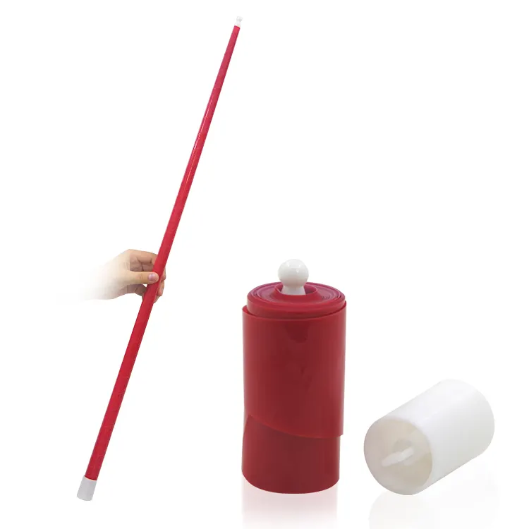 Close Up Stage Magic Plastic Long Appearing Wand Elastic Cane Portable pocket staff Stick Trick