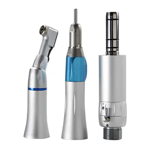 New Upgrade 2/4 Hole Dental Colorful Low Speed Handpiece Set 1:1 Contra Angle Circlip Dental Handpiece