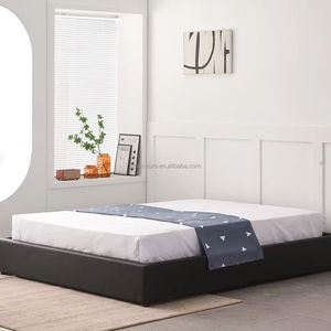 Modern Metal <b>Storage</b> <b>Bed</b> <b>Frame</b> Leather Upholstery Customizable Size 5-Year Warranty No Fixed Headboard Design for Hotel - Product Image 3