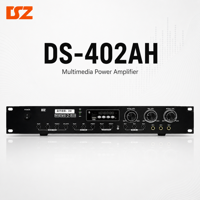 OEM ODM 2*200W Multimedia Mixer Amplifier with Bluetooth for Classroom Conference PA Audio System