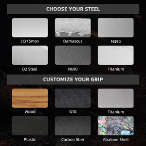 سكين جيب متعدد الاستخدامات قابل للطي من الفولاذ المقاوم للصدأ للتخييم والصيد والاستخدام في المطبخ والحدائق - Product Image 6