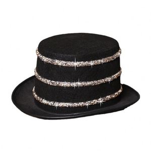 Sombrero LED Brillante Recargable para Bailarines de Fiesta, Sombrero LED de Moda al por Mayor para Graduación, Día de San Valentín, Navidad - Product Image 2