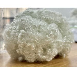 Fibre de polyester recyclé creuse conjuguée siliconée à prix abordable, 15D 64mm, super douce, pour rembourrage - Product Image 3