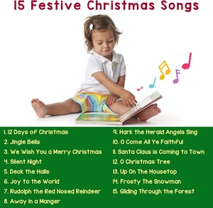 Chansons de Noël chantent avec 15 chansons musicales de vacances festives pour les tout-petits - Product Image 2