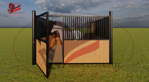 葦の移動可能なモジュラーホーススタブル搭乗馬トレーニングアカデミーとポータブル屋外馬車施設安定 - Product Image 2