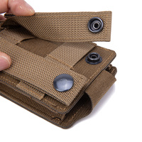 Pochette MOLLE extérieure pour chargeur simple 5.56 pour M4 M16, porte-chargeur à ouverture supérieure, sac d'accessoires multifonctionnel