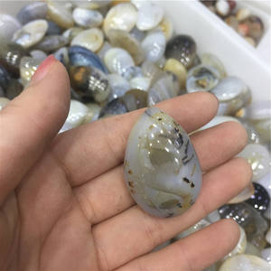 Liontin diy batu akik tanaman bentuk alami liontin tetesan batu akik untuk hadiah - Product Image 4