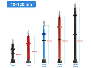 Cartucho de válvula sin cámara para bicicleta de montaña DEEMOUNT Color 40/60/80/100/120MM núcleo de válvula de aleación de aluminio <span class=keywords><strong>MTB</strong></span> piezas de montar originales - Product Image 3