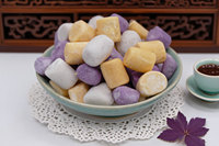 Cepat memasak warna campuran Chewy bahan alami bola Taro Frozen grosir untuk toko teh gelembung