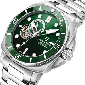 Reloj Mecánico Automático de Marca Superior para Hombre, Estilo Casual, Zafiro, Acero Inoxidable, Resistente al Agua 30m, Estilo Hip Hop, 24mm, Seiko - Product Image 4