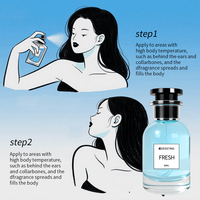 Perfume de Alta Calidad con Fragancia Duradera para Mujer, Eau de Toilette en Spray Azul, Aroma Floral Fresco y Moderno para Citas de Pareja
