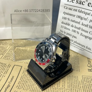 Estuche de exhibición de relojes acrílico transparente con logotipo personalizable, expositor de relojes de mostrador, caja de exhibición de relojes de marca - Product Image 6