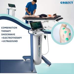 Vertical <strong>Combination</strong> Radial Shockwave <strong>Therapy</strong> Machine EMS <strong>Ultrasound</strong> Physiotherapy Pain Reduction and Anti-inflammation - Product Image 2