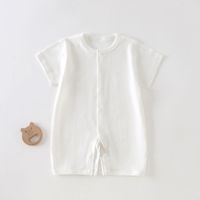 Baby Kurzarm Onesie Sommer Neugeborene Atmungsaktive Mesh Klimaanlage Kleidung für Jungen und Mädchen Baby Light Pyjamas