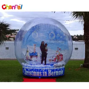 Globo inflable gigante para nieve, tamaño humano, para Navidad