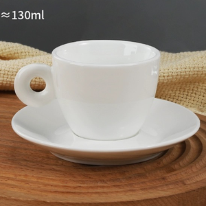 Vente en gros Tasse à expresso 60ml Tasse à café et soucoupe support Logo personnalisé <span class=keywords><strong>France</strong></span> Tasse à expresso en céramique 130ml - Product Image 6