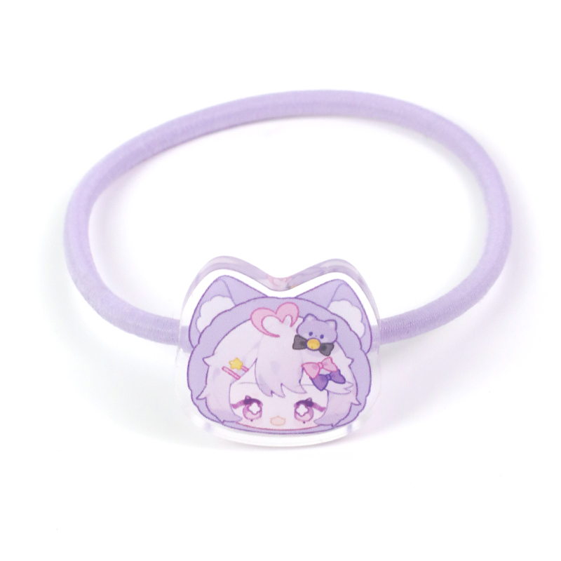 hair bands plastic charms