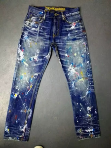 Lotfeel OEM Moda al por Mayor Los Ángeles Vaqueros de Mezclilla Japonesa Selvedge Vintage Lavados y Desgastados de Alta Calidad Personalizados 064 - Product Image 2