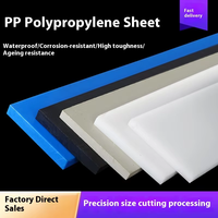 Feuille de plastique PP pure blanche épaisse de 1 à 100 mm, plaque PP
