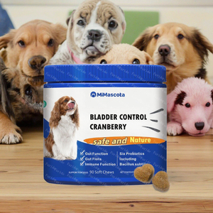 Vente en gros de friandises douces au curcuma et à la curcumine avec logo 60 friandises à mâcher pour le soutien des articulations de la hanche du chien Suppléments de soins de santé pour animaux de compagnie - Product Image 4