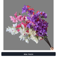 Buket Bougainvillea Buatan untuk Dekorasi Aula Pernikahan, Perlengkapan Dekorasi Rumah, Ruang Tamu, Bunga Sutra